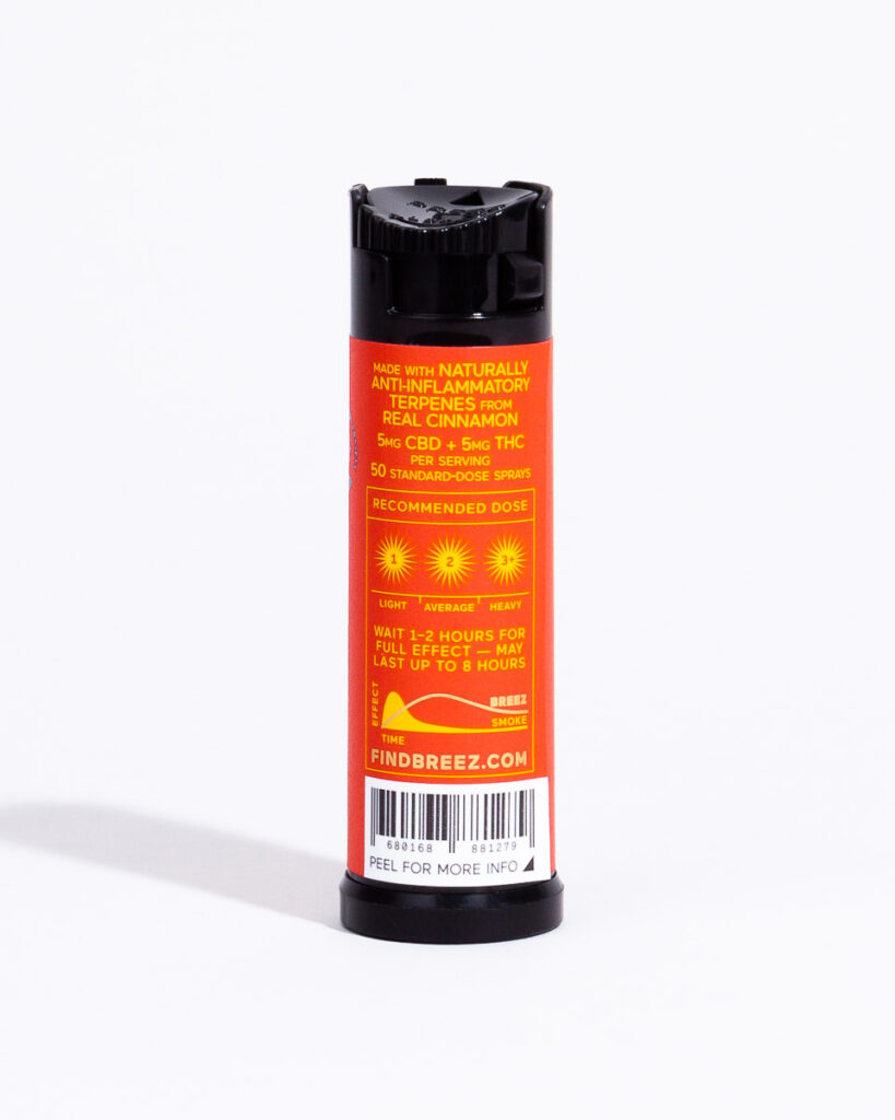 Breez Cinnamon CBD Spray (250)